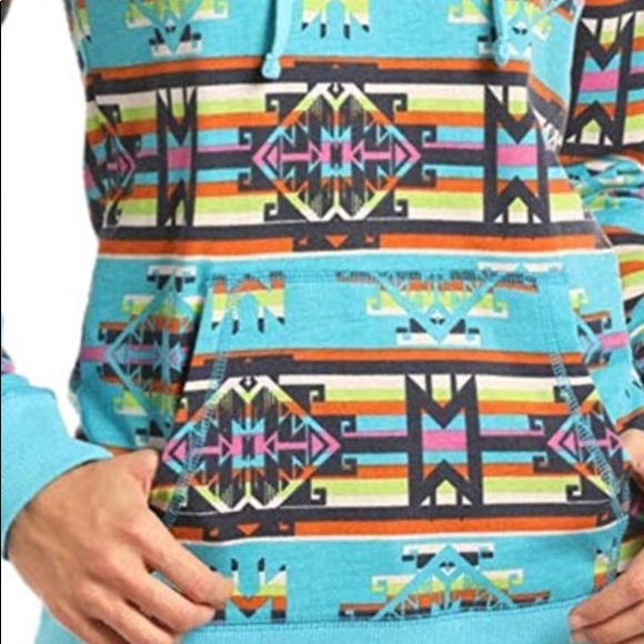 NWOT Rock & Roll Cowgirl junior size medium aztec - Picture 3 of 8